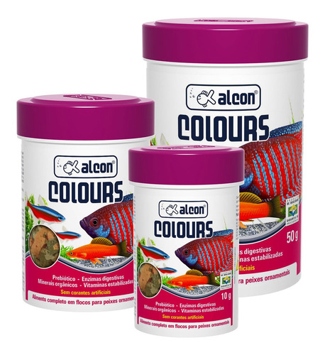 Alcon Colours - Pote 50g - Ração Peixe