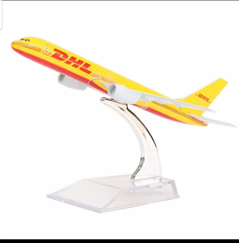1:400 Avión A Escala De Metal Boeing 757-dhl Modelo 757 (Usado)