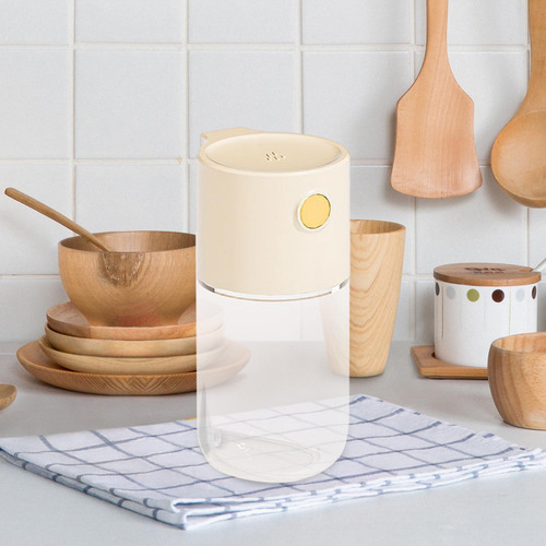 Contenedor De Especias, Salero Con Límite De Vidrio, Tipo