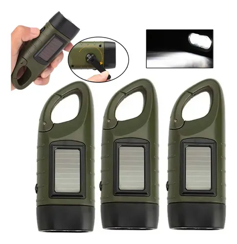 comprar Linterna Led Con Manivela Dynamo Professional, Linterna Port