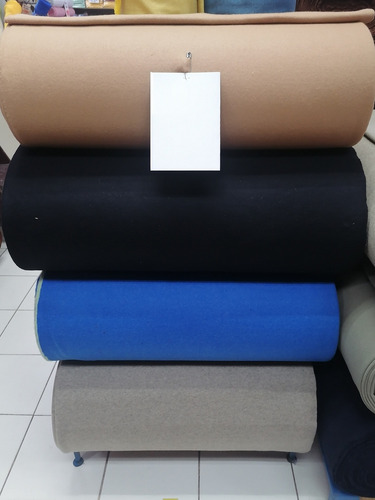 Tela Paño Lana Peinado Melton Wool 1,5 Mt Ancho Ropa Abrigo