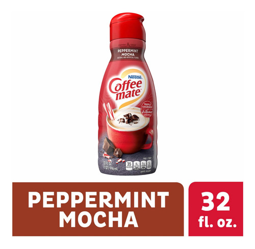 Coffee Mate Crema Liquida Sabor Peppermint Mocha 946ml 