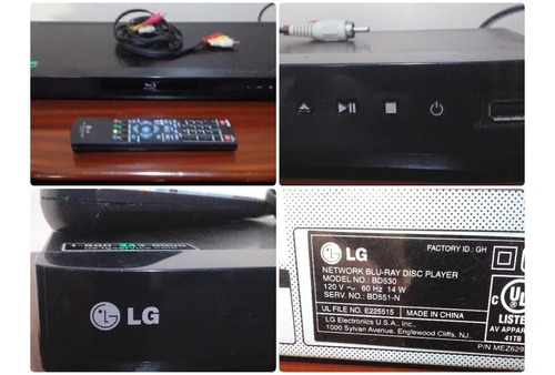 Blu-ray Disc Player LG Hd Video Bd530 Network