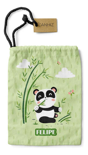 Bolsa Infantil Escolar 24x19 Cm Pandas S91