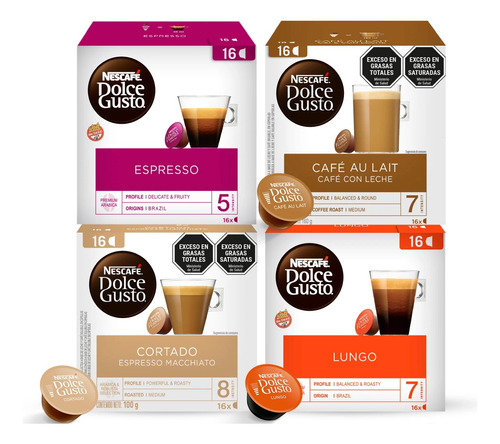 Caja 16 Capsulas Dolce Gusto! Belgrano Lleva 5 Envio Gratis!