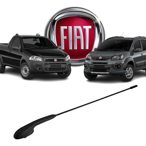 Antena De Teto Espiral 25° Fiat Strada 2010 2011 2012 2013