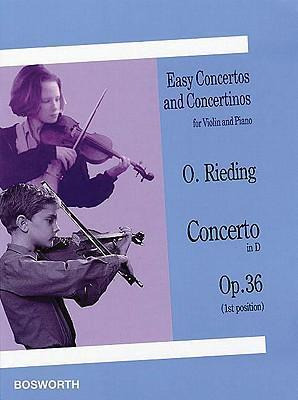 Libro Concerto In D, Op. 36 1st Position - O. Rieding