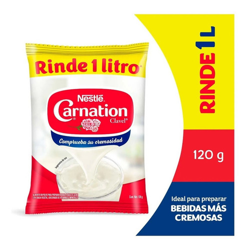 Leche En Polvo Nestlé Carnation Clavel 120g