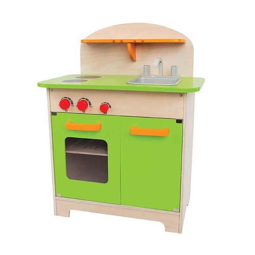 Set De Juego Cocina De Chef Hape (e3101) Color Verde
