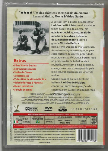 DVD Ladrões De Bicicleta Victtorio de Sica