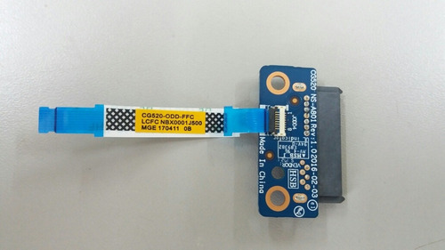 Conector Do Gravador De Dvd Lenovo Ideapad 110-15ibr Ns-a801