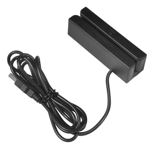 Lector De Tarjetas De Tiras Magnéticas Msr90 Usb  Negro