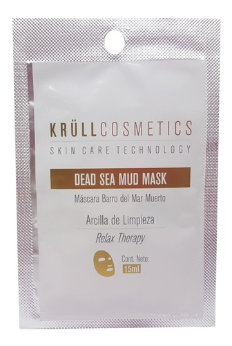 Mascara De Barro Del Mar Muerto Krull 15ml Lefemme