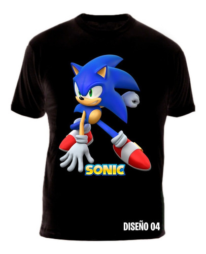 Remera + Gorra + Taza Sonic 100% Algodón