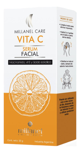 Combo Facial Vitamina  C Millanel Dos Productos 