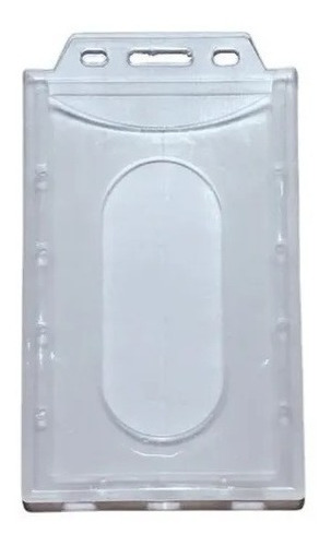 50 Uds Porta Credencial Plastico Rigido Vertical/horizontal