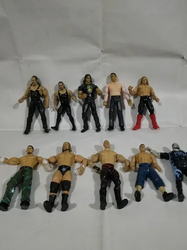 Lote De 10 Luchadores De La Wwe Originales Usados