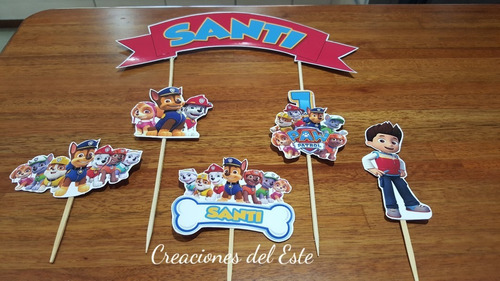 Imagen 2 de 5 de Cake Topper Personalizado Infantil