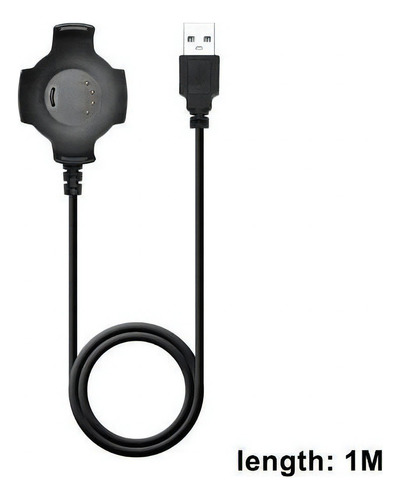 Carregador Doca Compatível Com Xiaomi Amazfit Pace A1612 Cor Preta