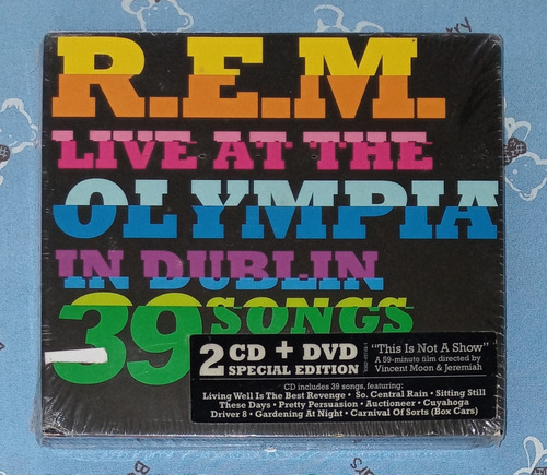 Rem 2cd/1dvd Live At The Olympia, Nuevo, Europeo (cd Stereo)