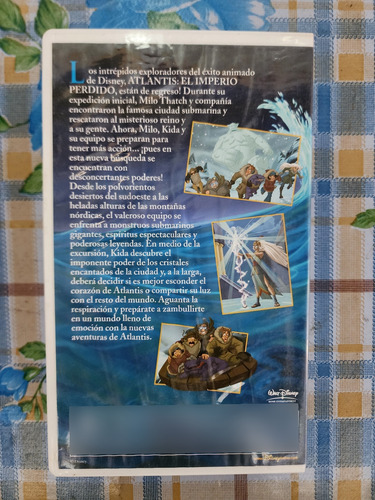 Pelicula Vhs Atlantis El Regreso De Milo (Usado)