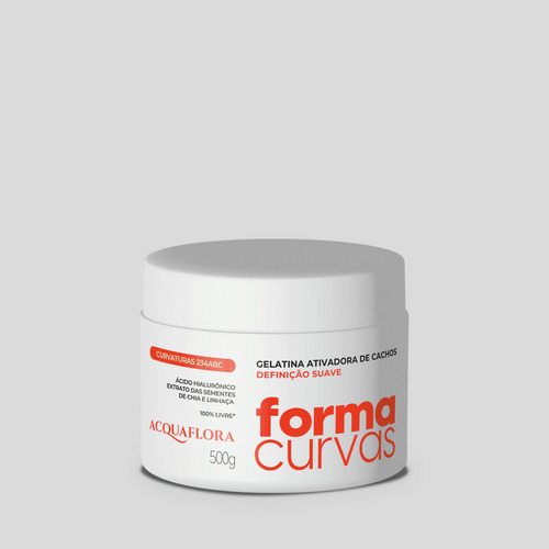 Kit Acquaflora Forma Curvas Sh Creme De Pentear E Gelatina