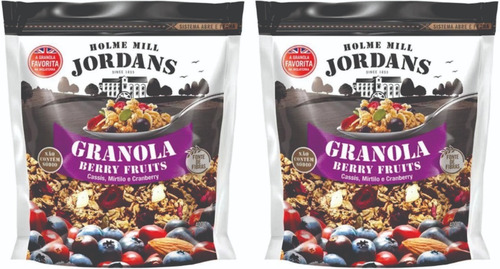 2 X Granola Jordans Berry Fruits Cassis Mirtilo Cranberry