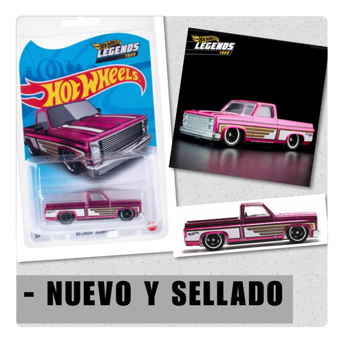 Hot Wheels '83 Chevy Silverado, Legends Tour 2021 Pickup