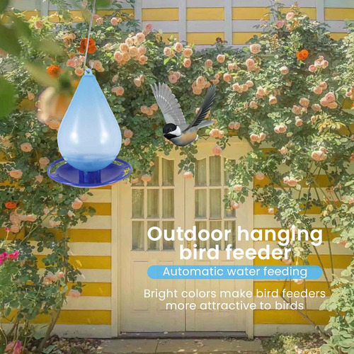 Alimentador Automático De Agua Para Pájaros En Forma De Gota