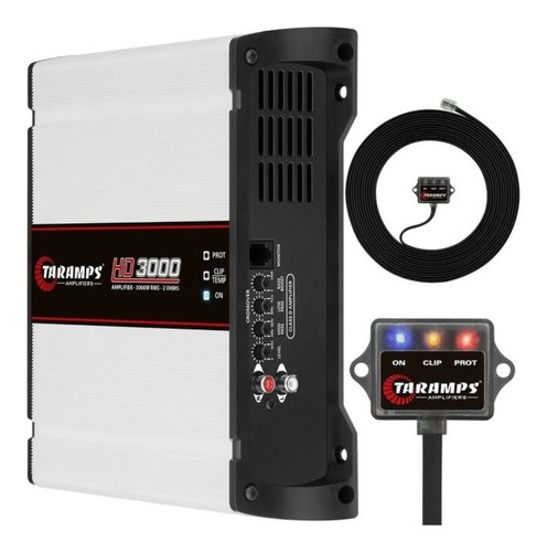 Imagem 2 de 7 de Módulo Amplificador 3000 W Rms Taramps Hd3000 2 Ohm + Clip