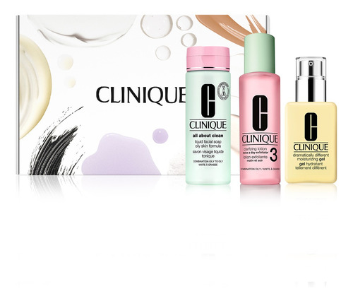 Kit Clinique Set 3 Step Piel Mixta A Grasa 