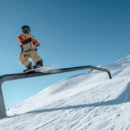 Prancha De Snowboard Freestyle E All Mountain Endzone 500 Cor Marrom 156 Cm