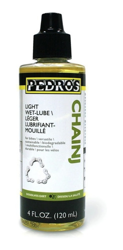 Lubricante De Bicicleta Pedro`s Chainj Humedo Ligero