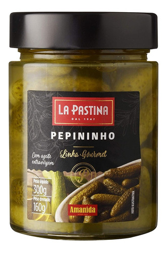 Pepininho Espanhol La Pastina Azeite 160g