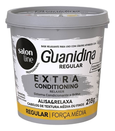 Guanidina Extra Conditioning Regular Alisa/relaxa Salon Line