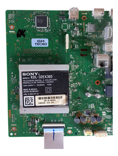 Placa Main 1-881-636-32 Completa / Tv Sony Kdl-32ex305 (Usado)