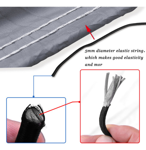 Cubierta Completa Para Motor Barco Fueraborda, Gris