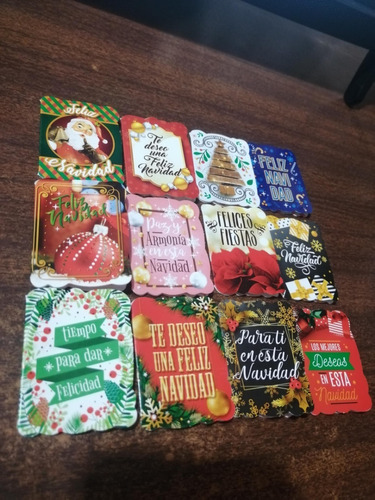 Tarjetas Navideñas De: Para: Tarjetas Identificar Regalos 24