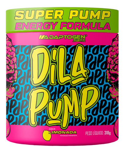 Dila Pump 318g - Adaptogen Sabor Limonada