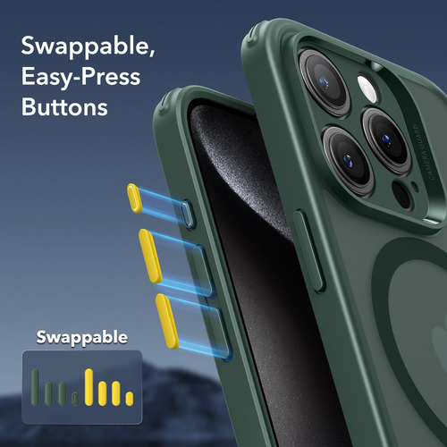 Conjunto De Capas Esr Para iPhone 15 Pro Max Com Protetor De