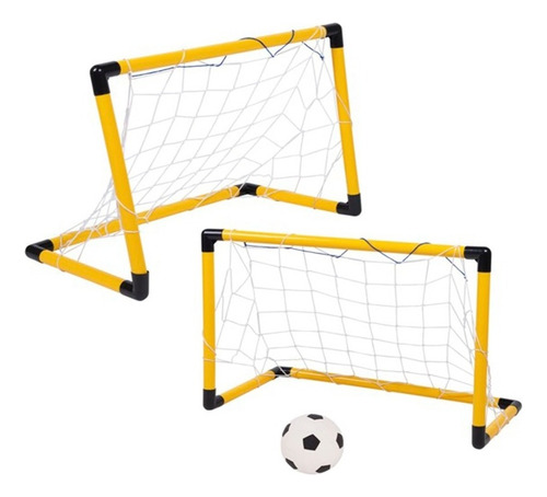 Canchas X2 Fútbol Banquitas Balón Mini Micro 65x85x45 Color Azul