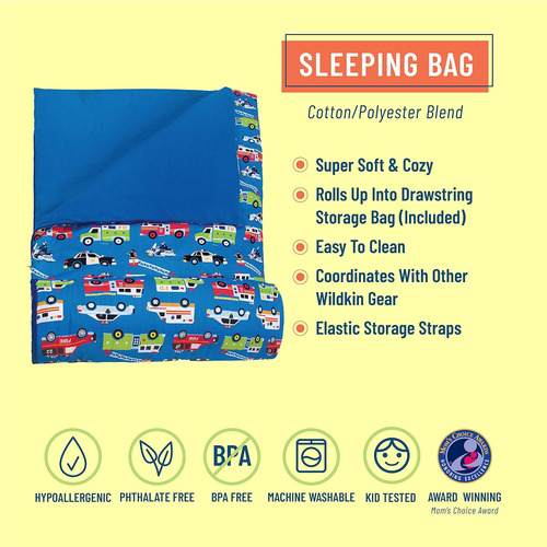 Saco De Dormir Infantil Wildkin Para Niños Y Niñas, Mide ...