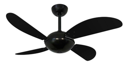 Ventilador De Teto Volare Nero Preto Fly 4 Pás 220v