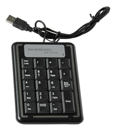 Imagen 3 de 3 de Teclado Numerico Usb Durable Pc Laptop Computadoras