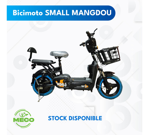 Bicimoto Eléctrica Mod Mg Watts 350 Negra Bat Extraible