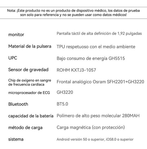 Reloj Inteligente Para Controlar El Azúcar En Sangre Y Un