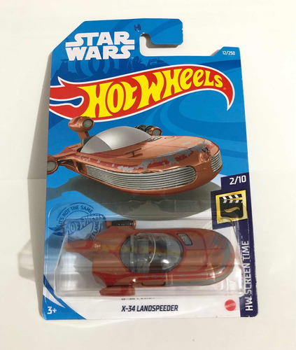 Carrito Hotwheels Star Wars X- 34 Landspeeder Nuevo