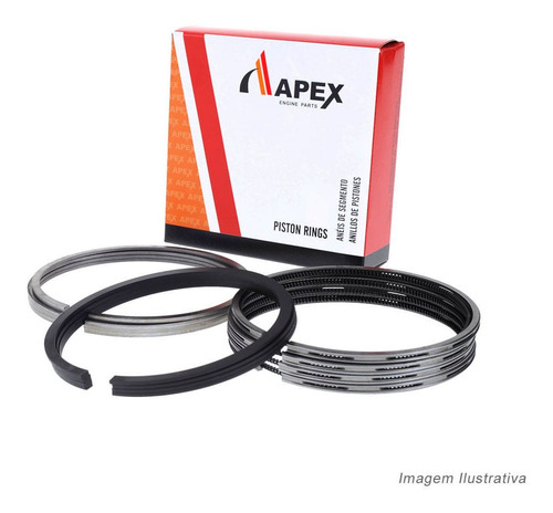 Jogo Anéis Motor Dakota V6 1998 1999 2000 2001 3.9 12v Std