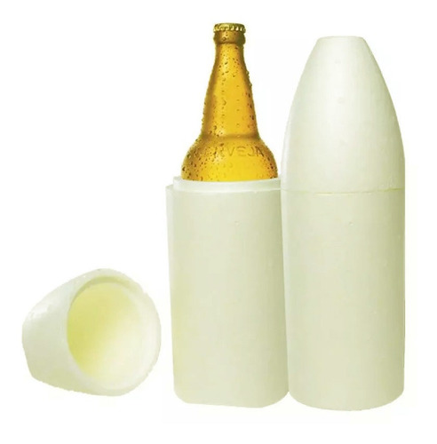 5 Porta Garrafa Isopor Camisinha Litrão Cerveja 1l - Isoterm