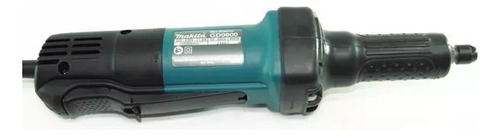 Esmerilhadeira reta Makita GD0600 azul-turquesa 400 W 127 V + acessório\n